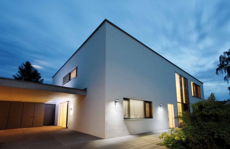 Aussenbeleuchtung bei Knobloch & Heil GmbH & Co. KG in Neuhof