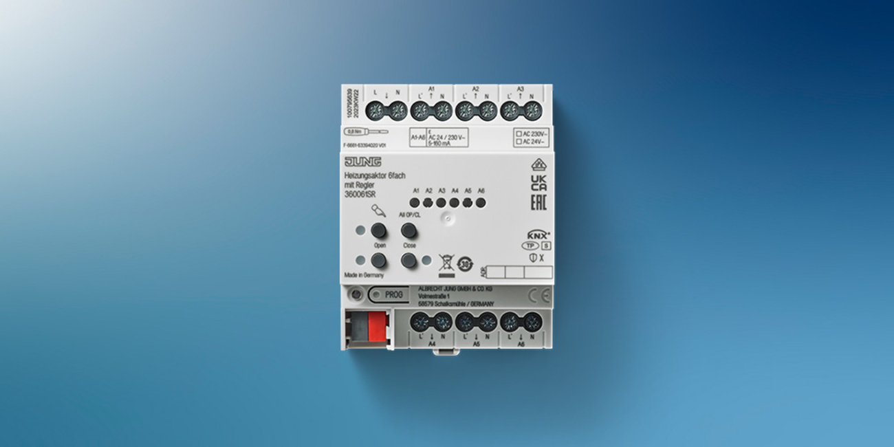 KNX Heizungsaktor 6-fach bei Knobloch & Heil GmbH & Co. KG in Neuhof