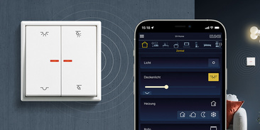 KNX RF Taster bei Knobloch & Heil GmbH & Co. KG in Neuhof